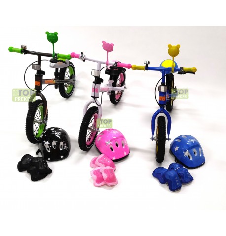 Balansinis Dviratukas MONVELO DELUXE + APSAUGOS Balansinis Dviratukas MONVELO DELUXE + APSAUGOS