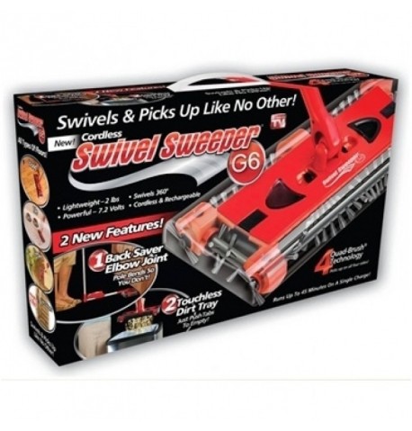 Įkraunama šluota - siurblys "Swivel sweeper" G6 Įkraunama šluota - siurblys "Swivel sweeper" G6