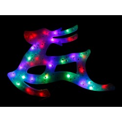 LED Kalėdinės Šiaurės elnias - Šviesos dekoracija