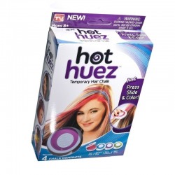 Spalvų plaukų dažymo kreidas HOT HUEZ