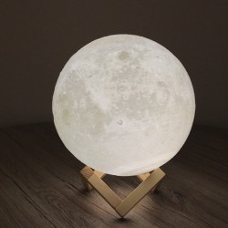 Mėnulio formos pastatoma LED lempa -XL-