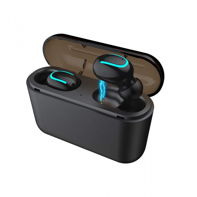 Bevielės Bluetooth ausinės su powerbank HBQ-Q32 TWS Bevielės Bluetooth ausinės su powerbank HBQ-Q32 TWS