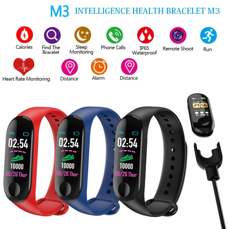 Išmanioji apyrankė INTELLIGENCE HEALTH BRACELET M3 Išmanioji apyrankė INTELLIGENCE HEALTH BRACELET M3