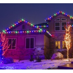 FLASH DIAMOND girlianda MIX 200 LED su storu laidu 12 m