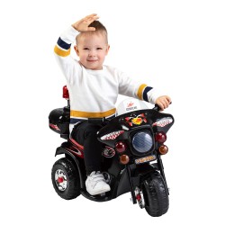 Vaikiškas juodas motociklas...