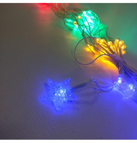 LED lango dekoracija su žvaigždutėmis LED lango dekoracija su žvaigždutėmis