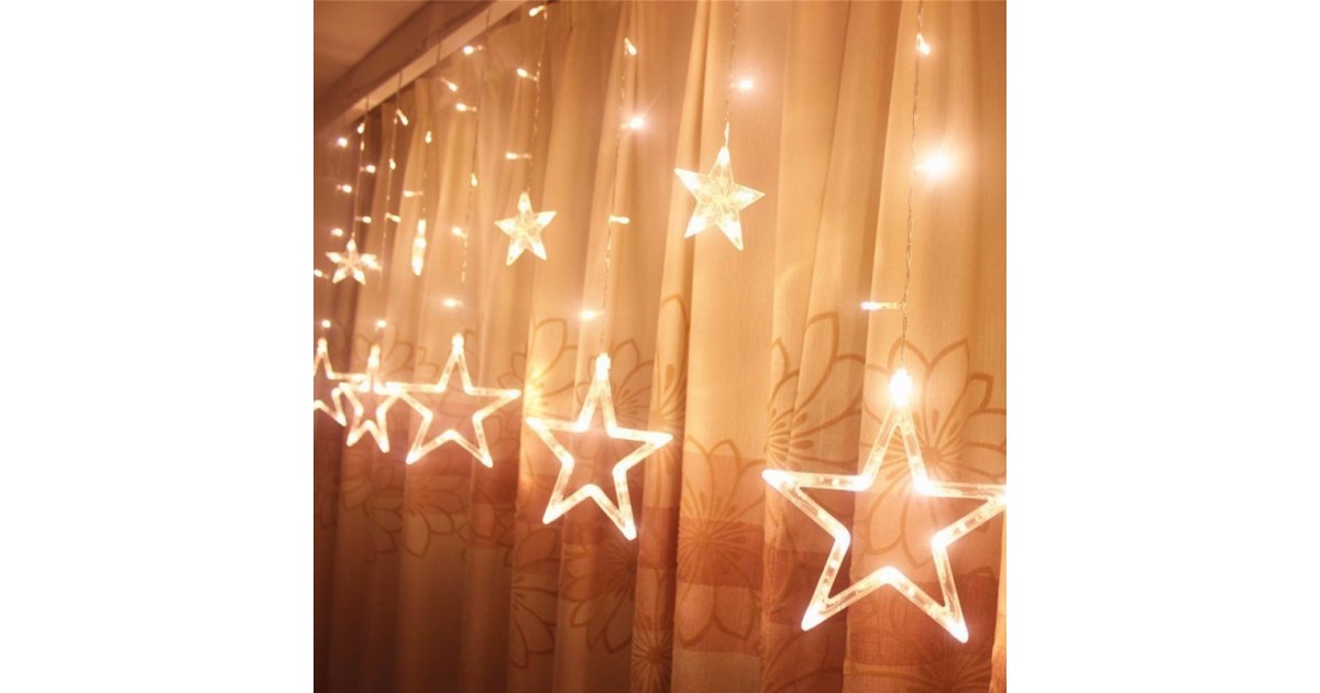 LED kalėdinė girlianda/varveliai Žvaigždės