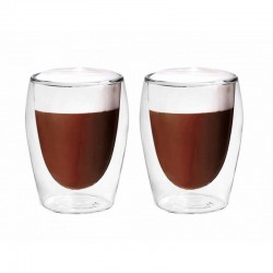 Stiklinių su dvigubomis sienelėmis rinkinys Cappuccino-Set (2vnt.)