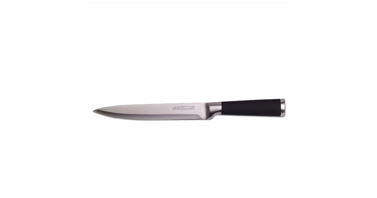 Universalus peilis 20cm KAMILLE 5193 su rankena iš ABS plastiko